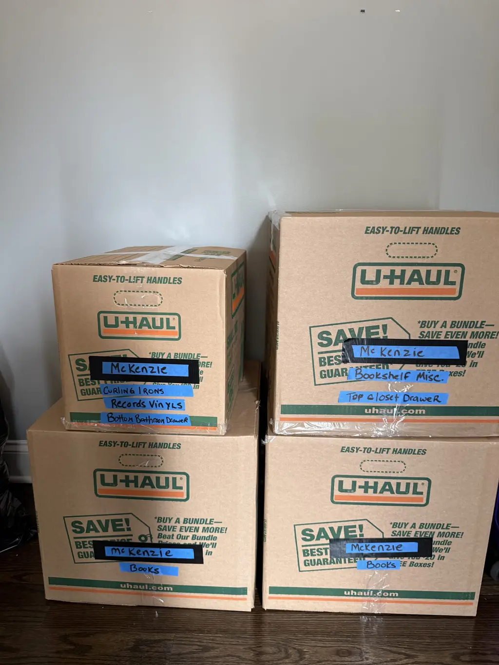 Project Dinsmore, Packing after