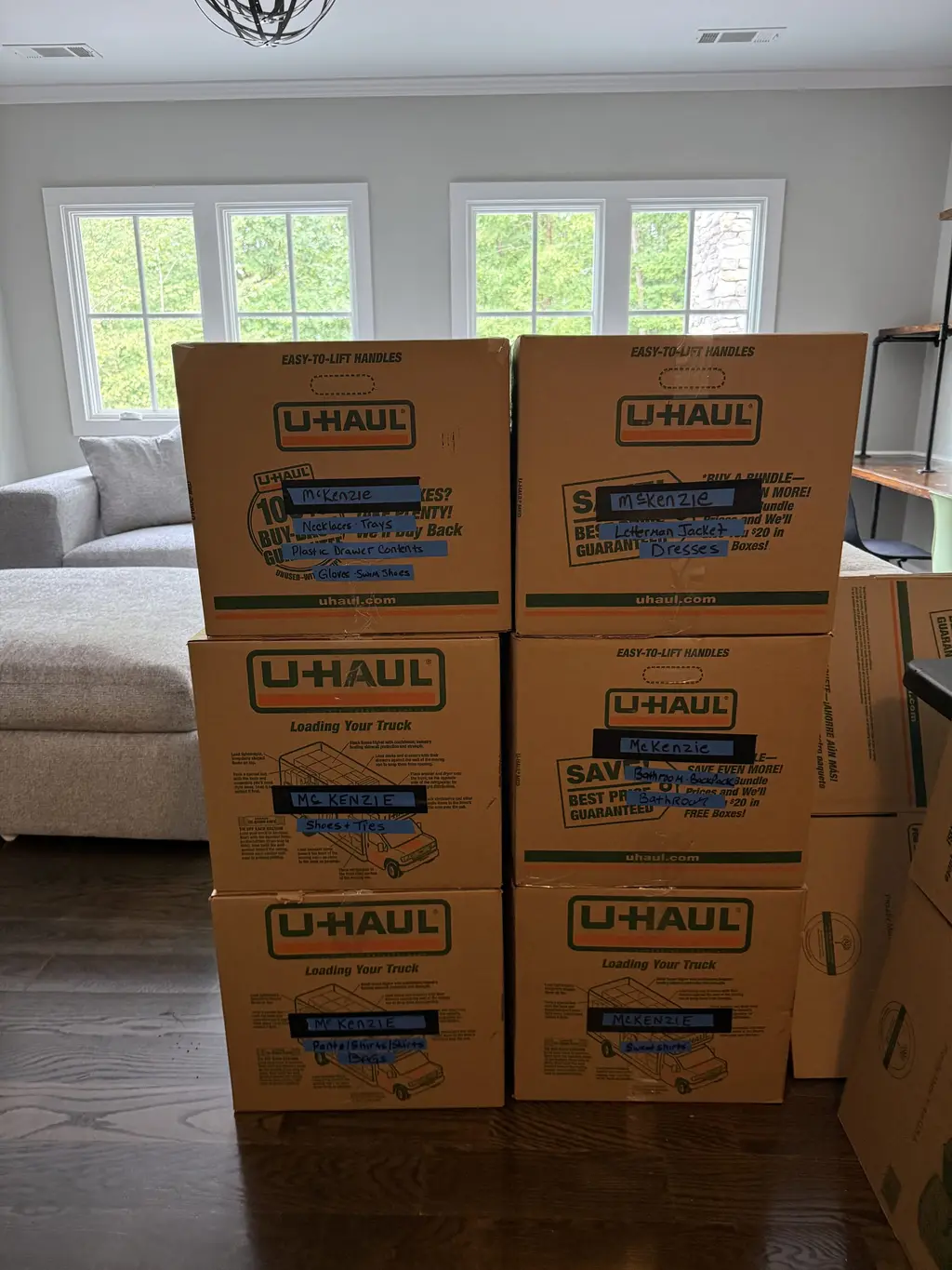 Project Dinsmore, Packing after