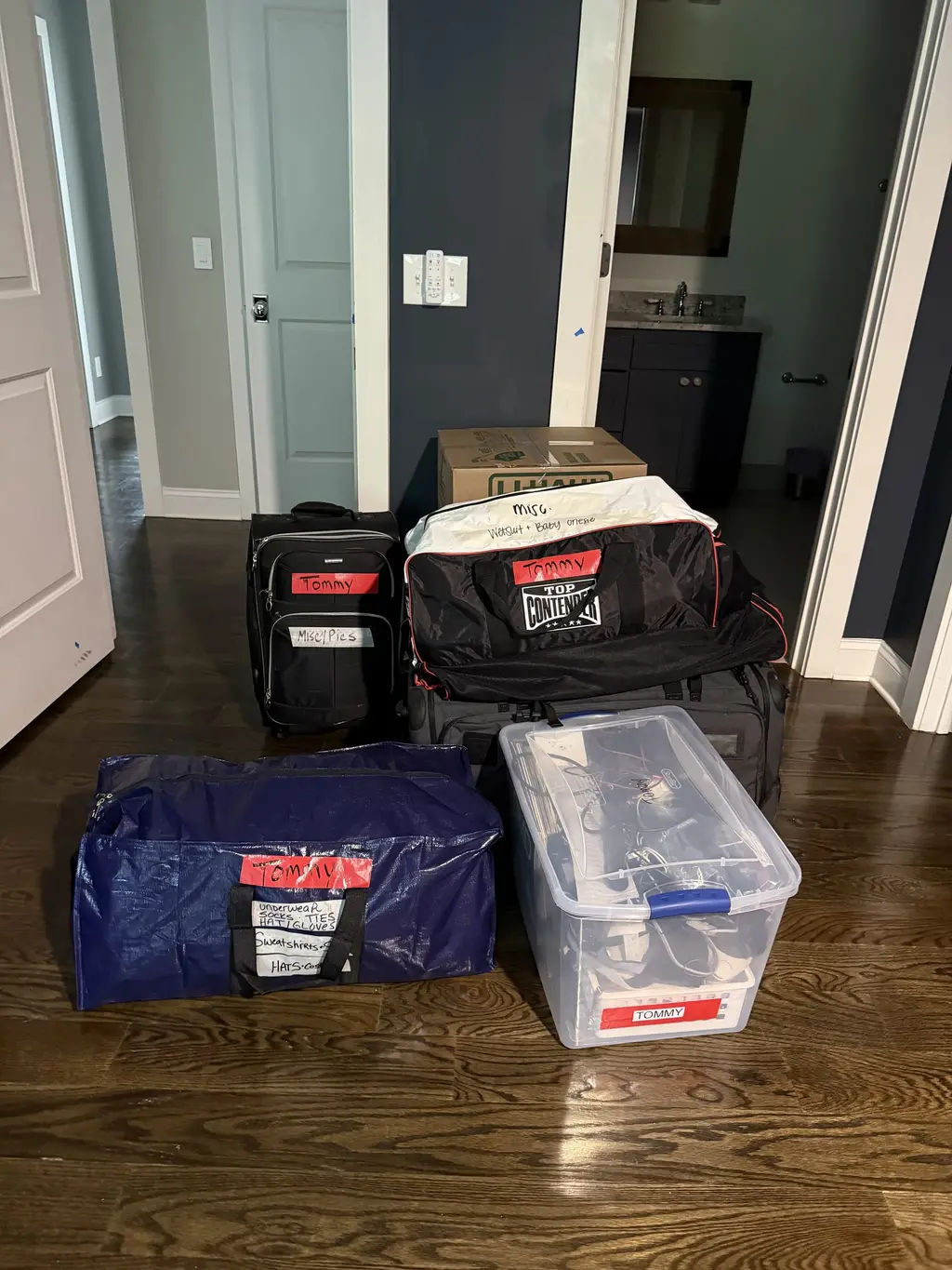 Project Dinsmore, Packing after