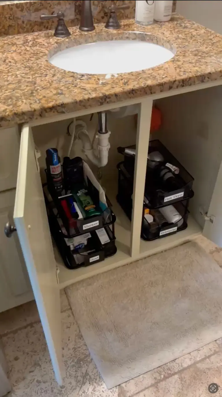 Bathroom organized by Simply Busy Bee