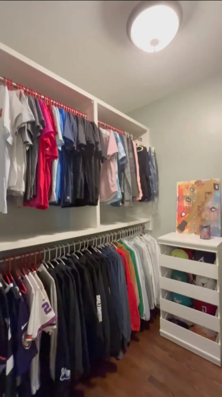 Closet organized by Simply Busy Bee