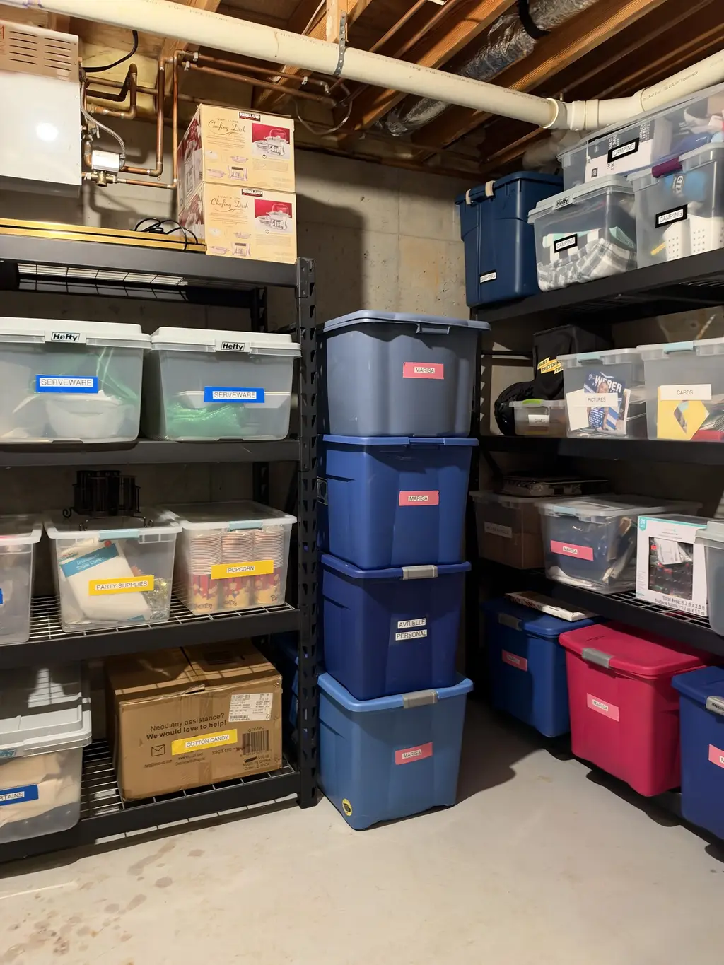 Project Avrielle, Basement/Garage after